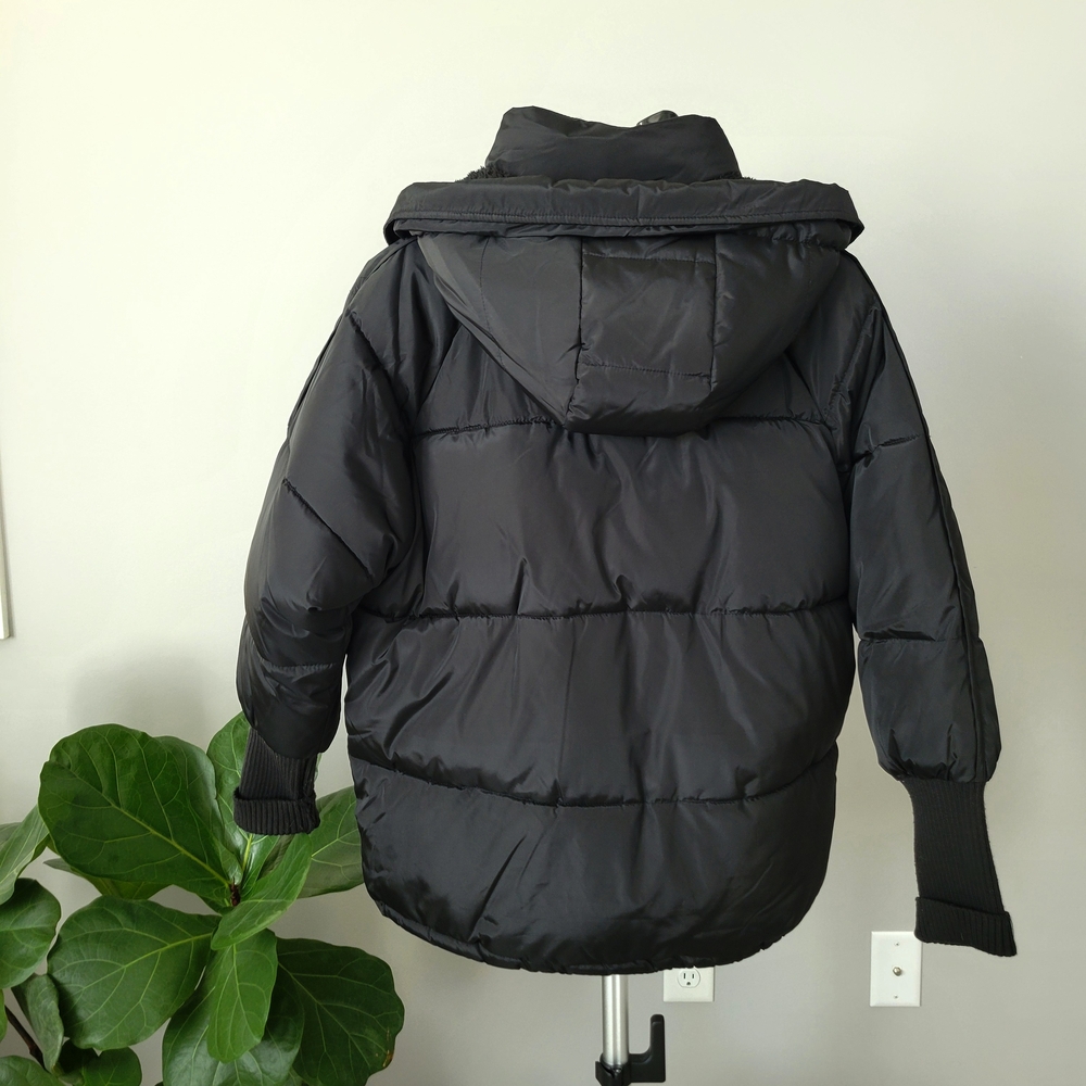 Sam Edelman Womens' Black Puffer Jacket - Picture 3 of 6